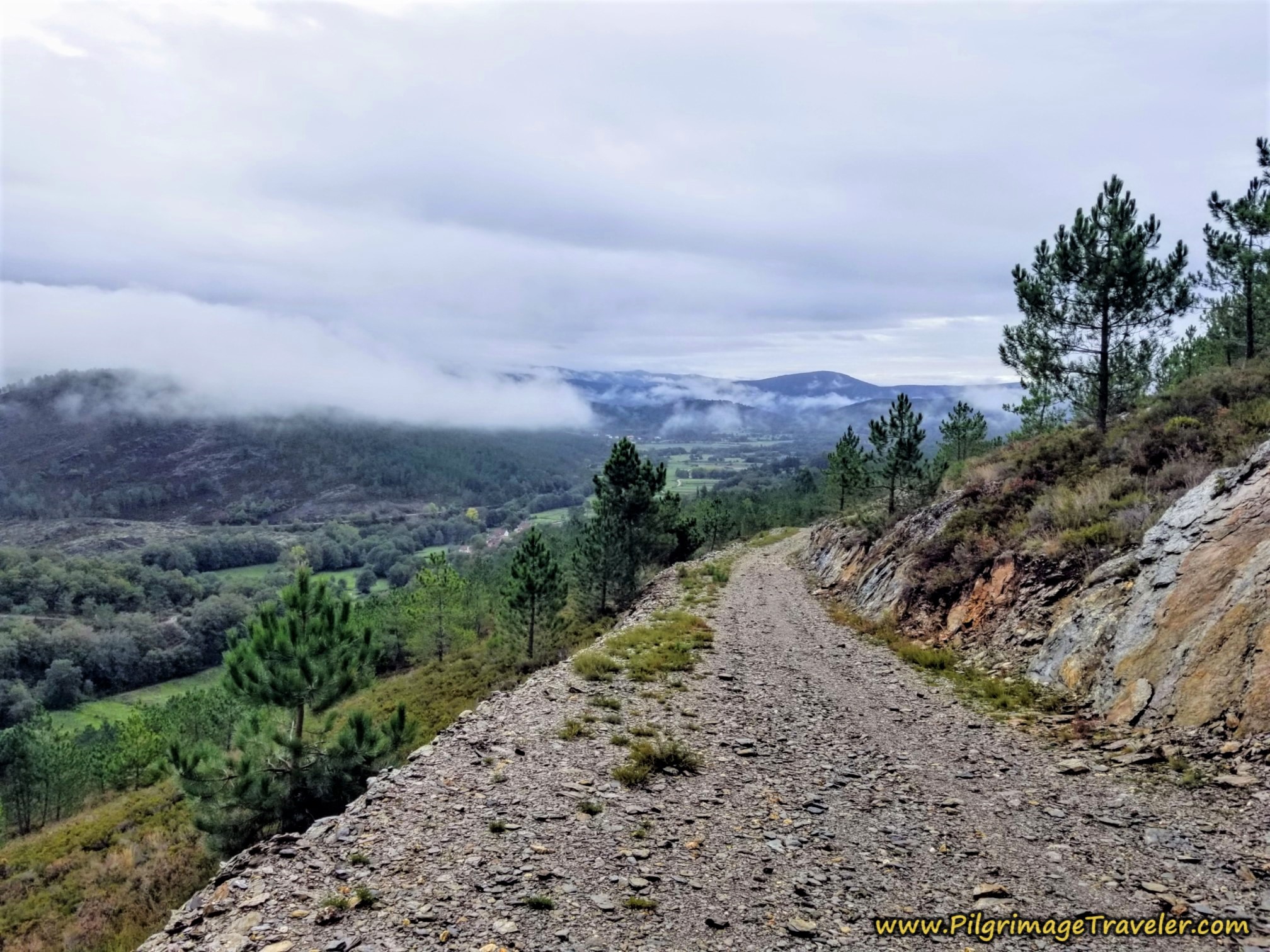 High View Walking Towards the Mist