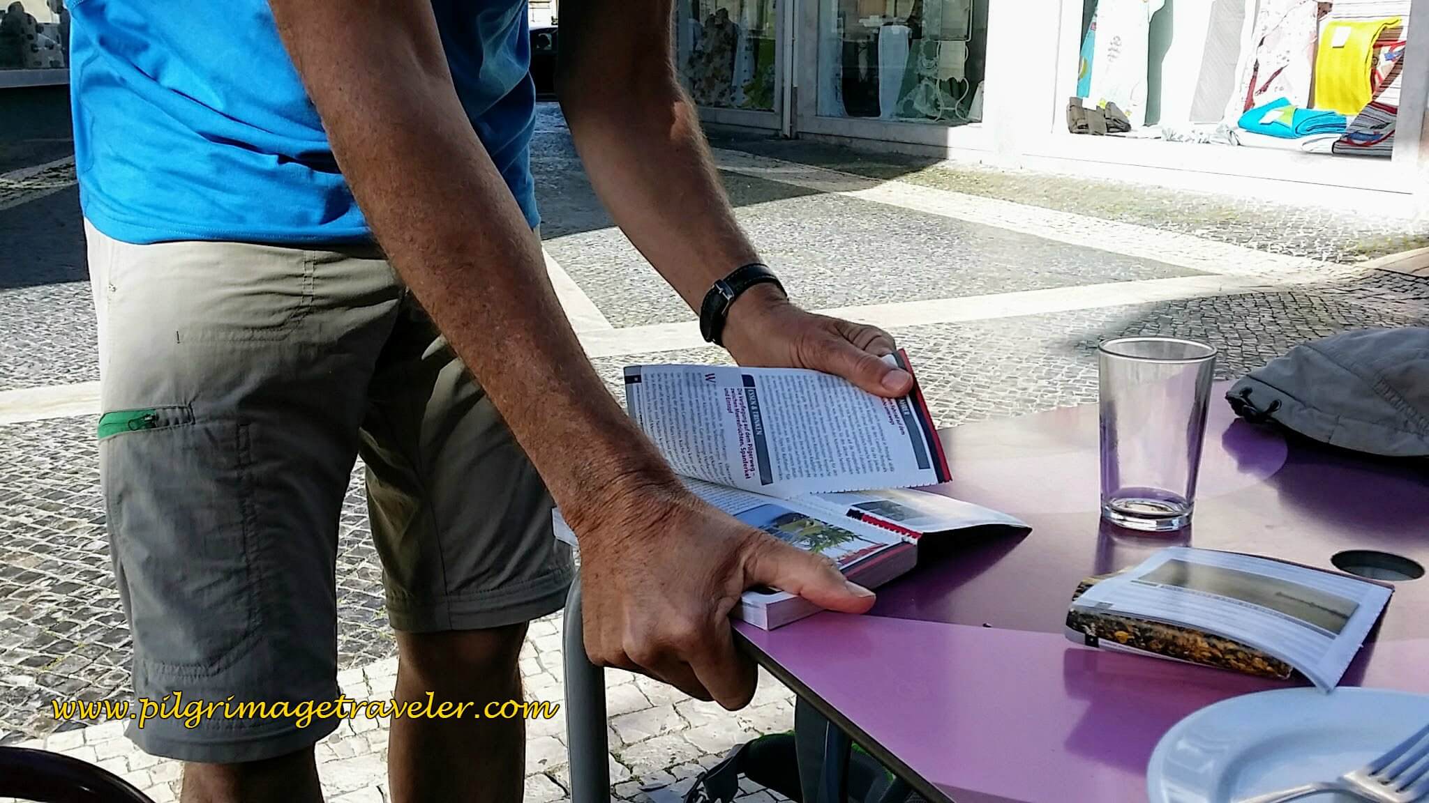 Our Swiss Friend Lightening His Load