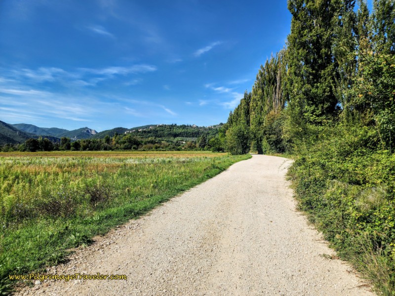 Way of St. Francis: Day Sixteen, Macenano to Piediluco - Open, Hot Walk Onward