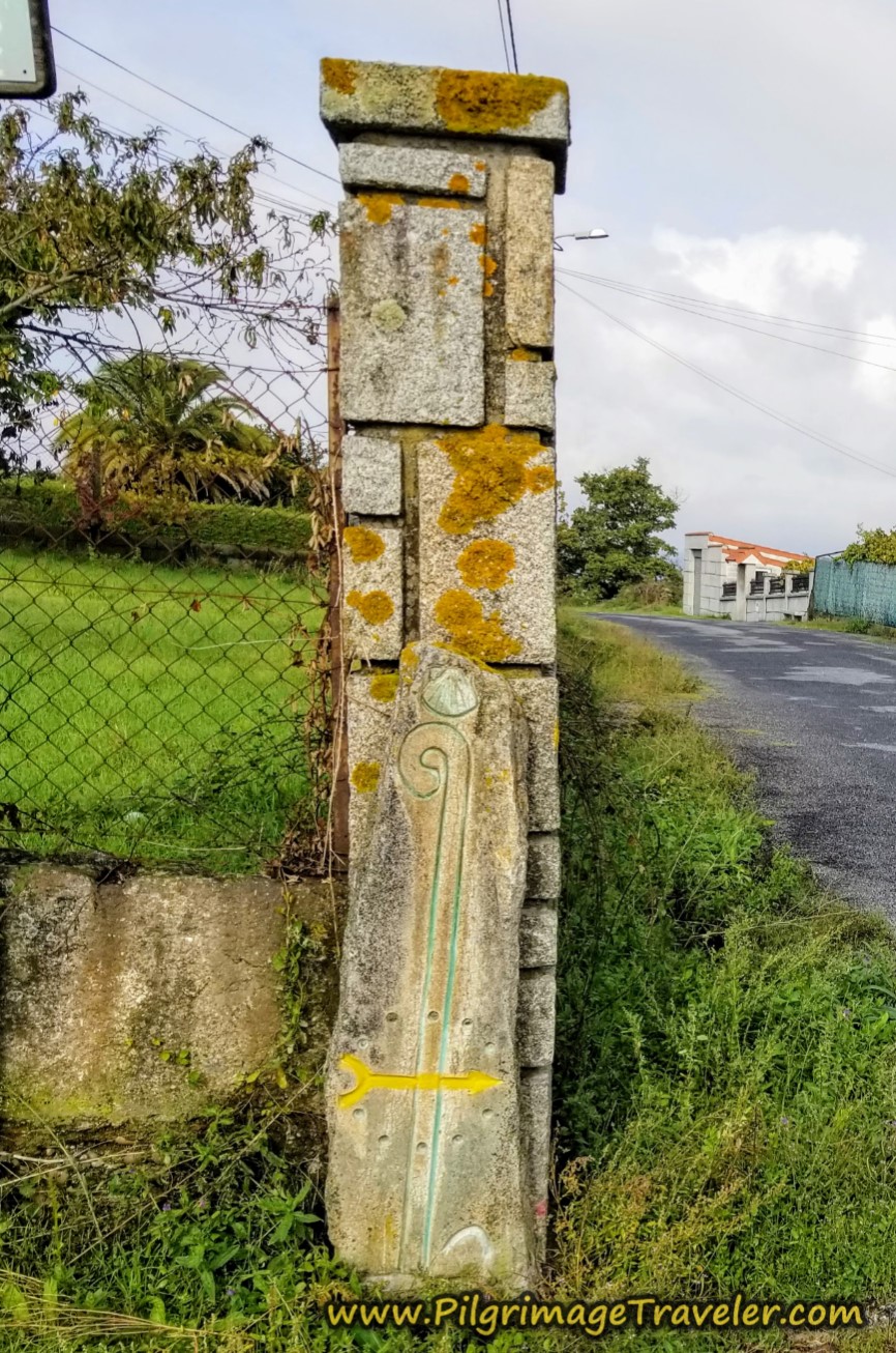 Pillar Carved Waymark