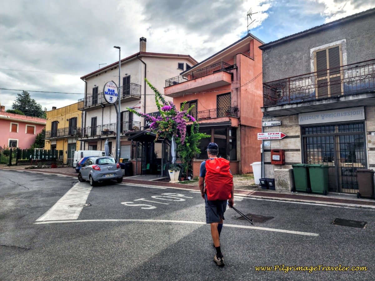 Way of St. Francis: Day Twenty-One, Ponticelli to Monterotondo - Bar Marco, Montelibretti