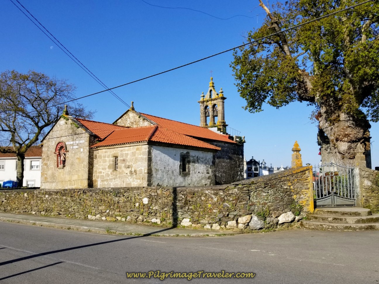 Igrexa de San Paio de Buscas in A Rúa on day seven of the Camino Inglés