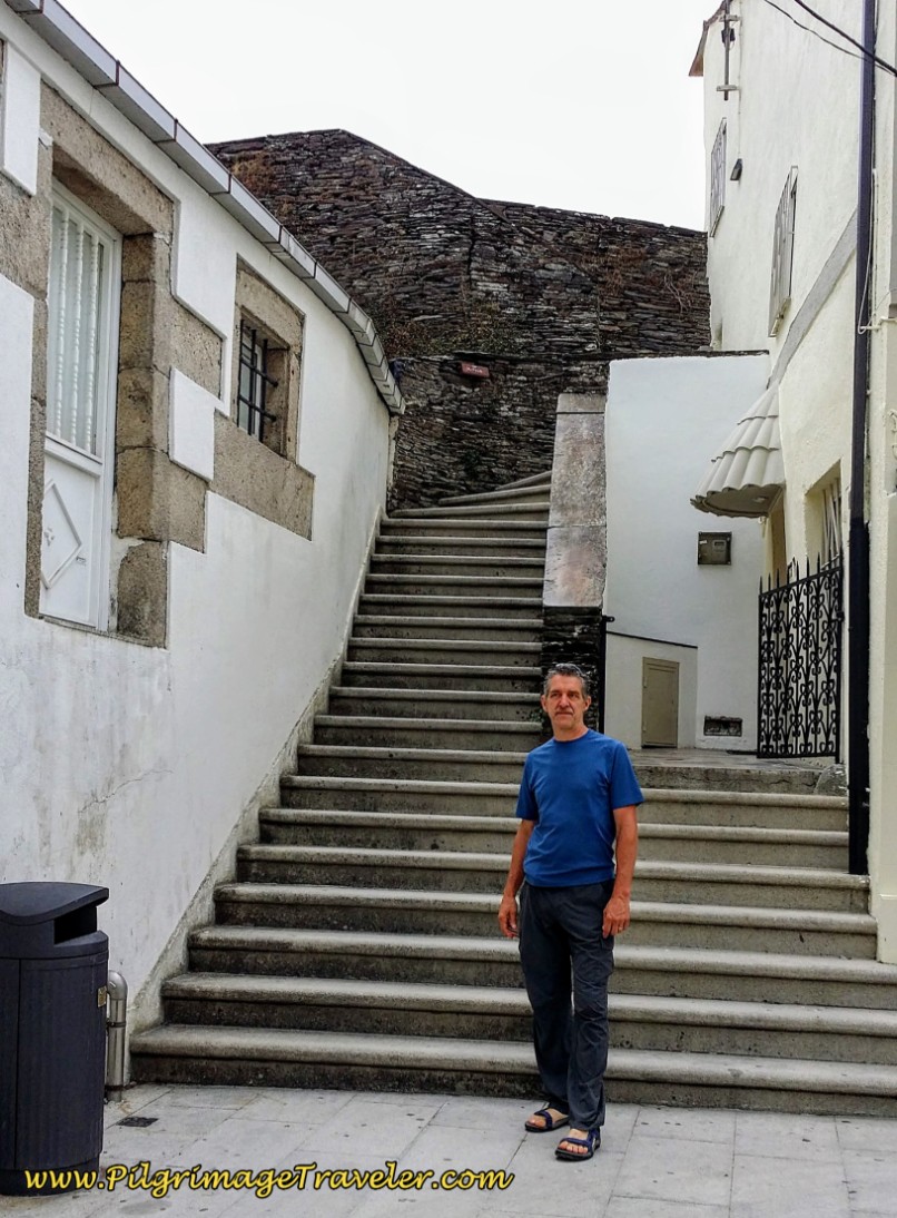 One of Several Stairways Leading to the Wall Path