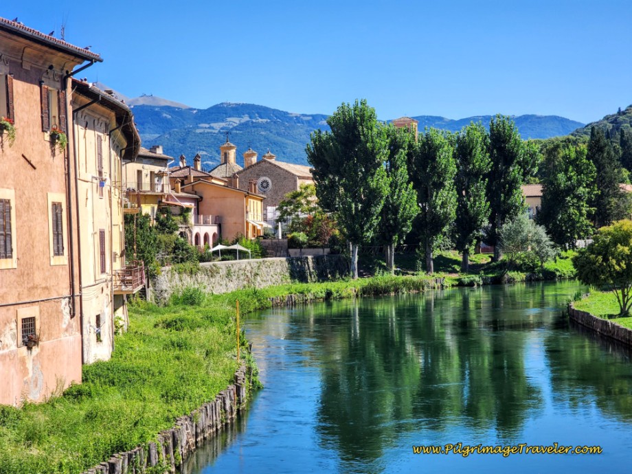 Way of St. Francis: Rieti, Italy - Velino River, View of the Chiesa di San Francesco