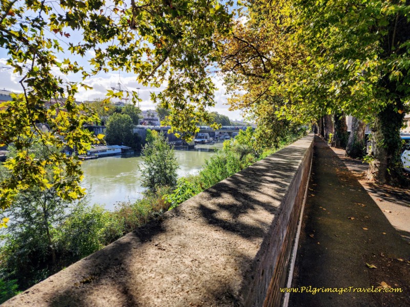 Way of St. Francis: Day Twenty-Three, Monte Sacro to Rome - Along the Tiber River