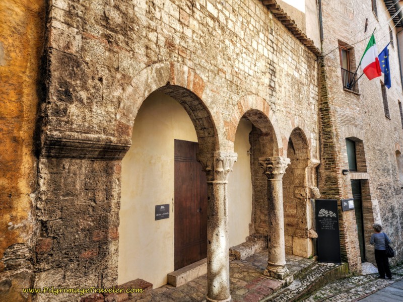 Way of St. Francis: Spoleto, Italy - Entrance to the Teatro Romano