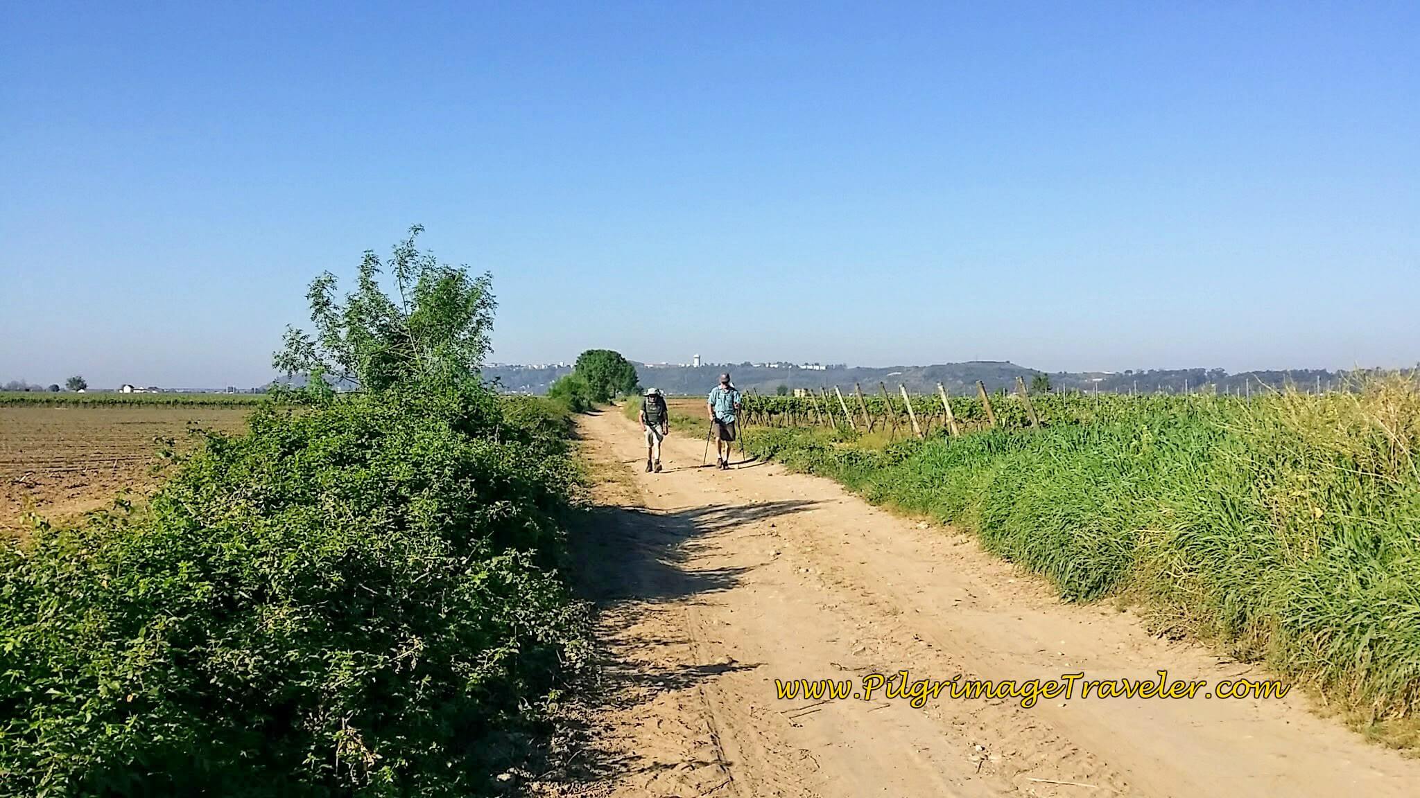 A look back at Santarém on the Camino de Santiago, Portugal