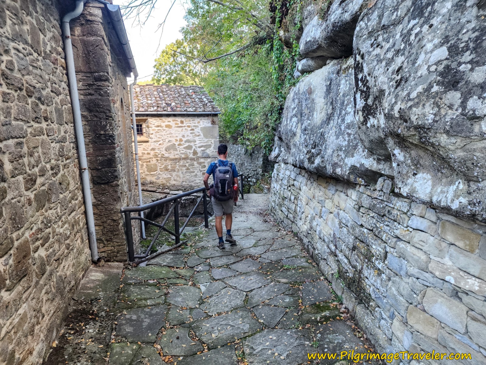 Look for Passageway Beside the Hermitage