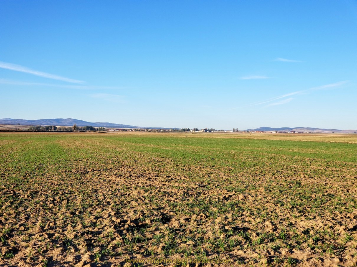 Central Mountain Chain of Spain to the South on day two of the Camino Teresiano
