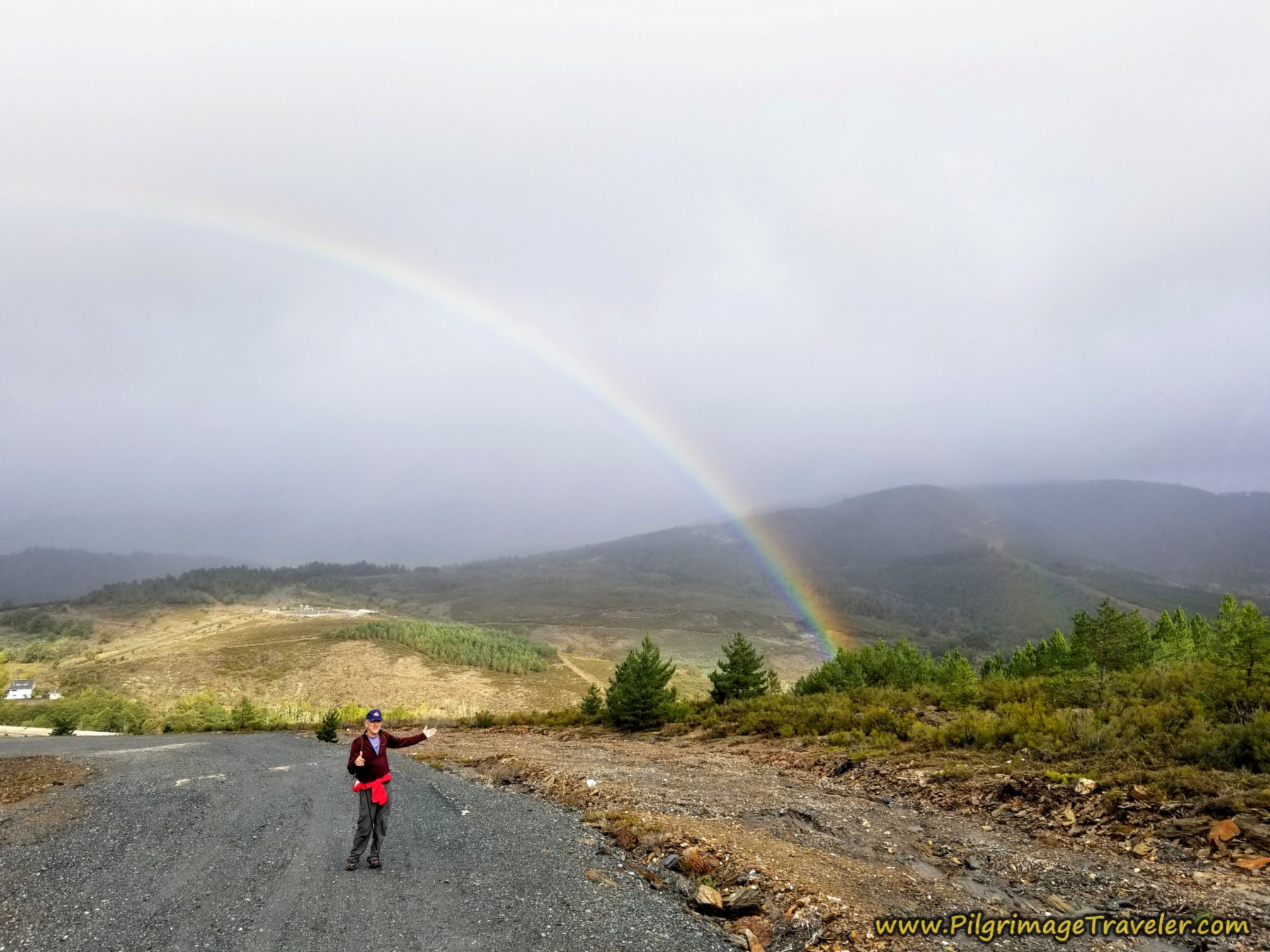 Rainbow Over the Camino