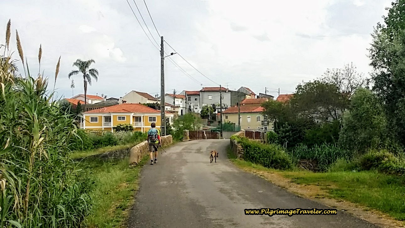 And Escorts Us Into Town!