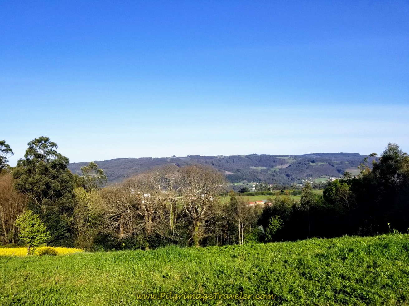 Continued Open Views Everywhere on day two of the La Coruña Arm of the Camino Inglés