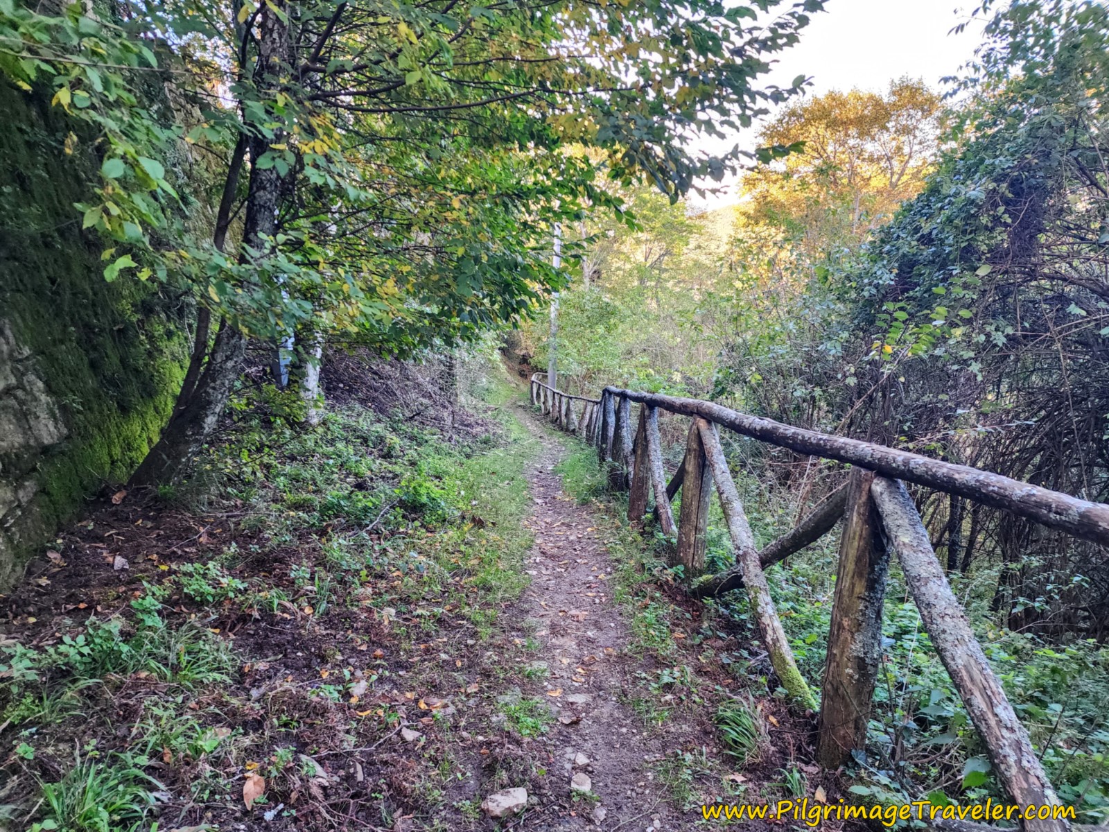 Begin the Descent from the Eremo on this Path