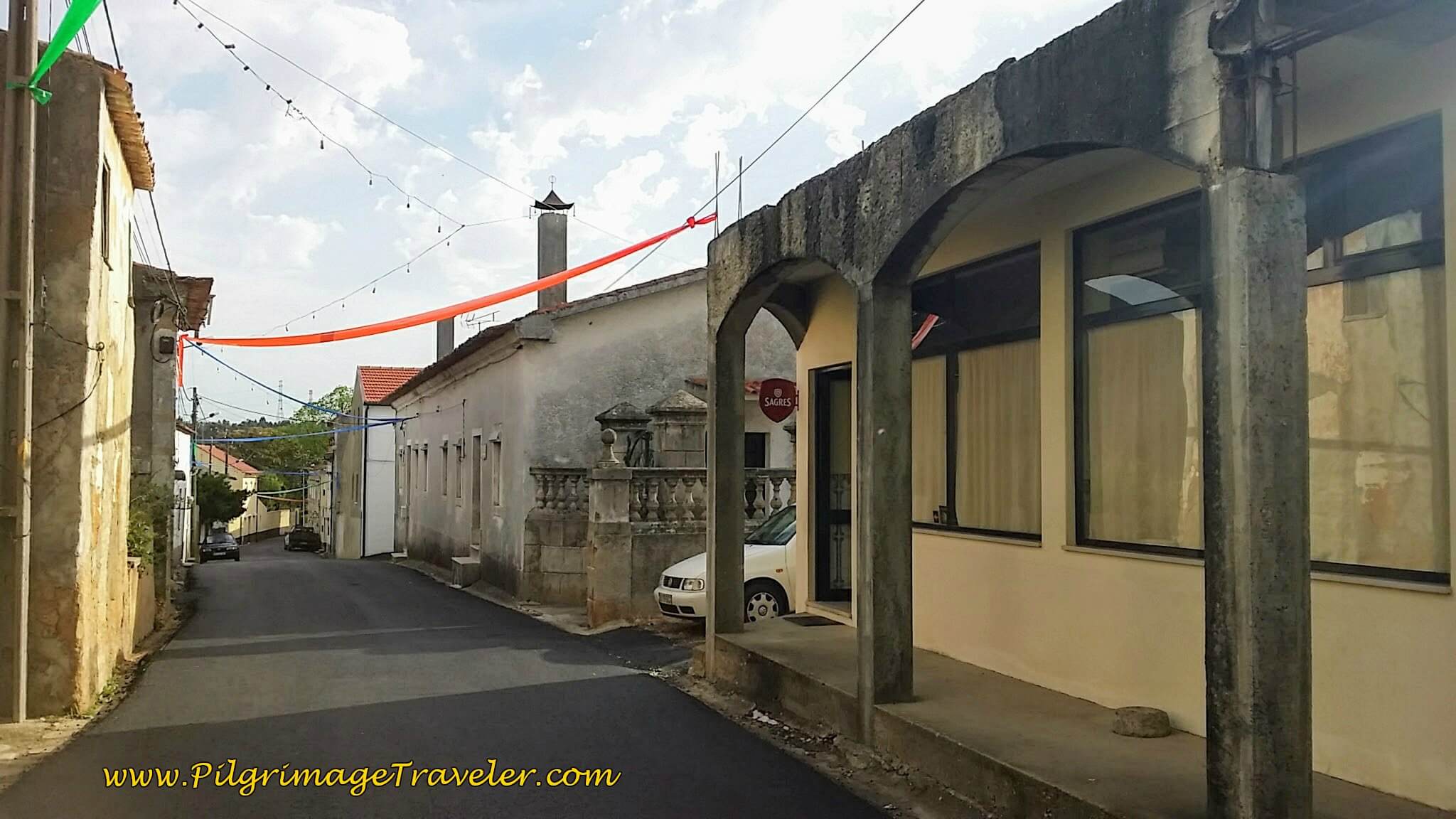 Café Alféloas on day eleven of the Portuguese Camino Café Alféloas on day eleven of the Portuguese Camino
