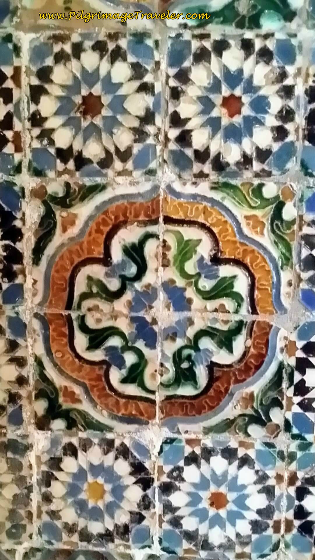 16th C. Edged Múdejar Tile from Seville