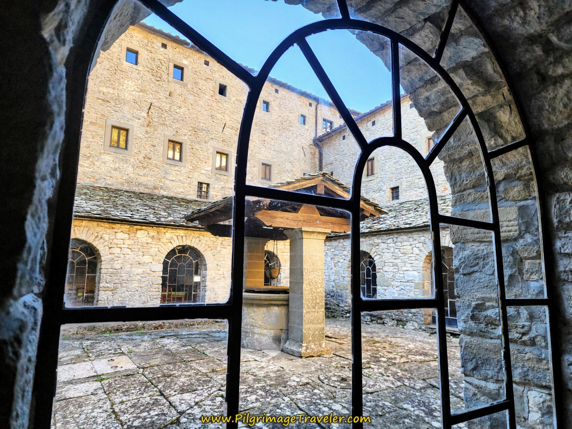Interior Courtyard of Guesthouse