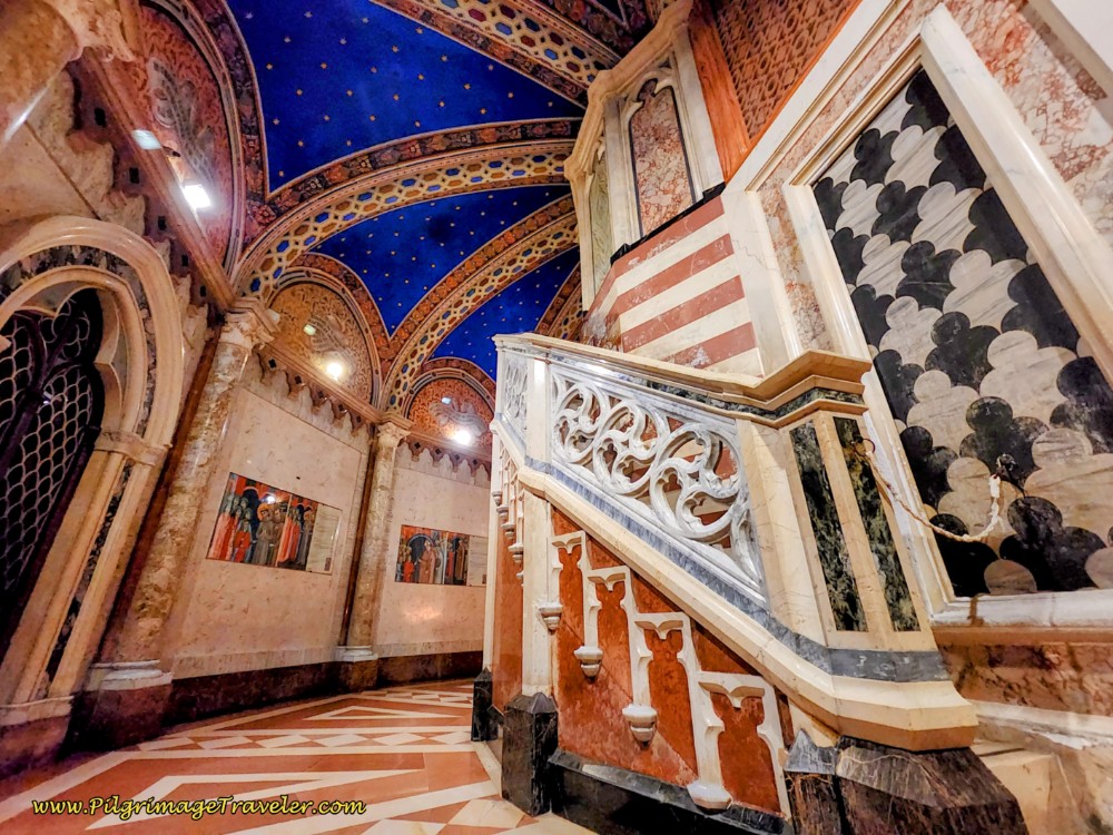 Stairway in St. Clare's Crypt