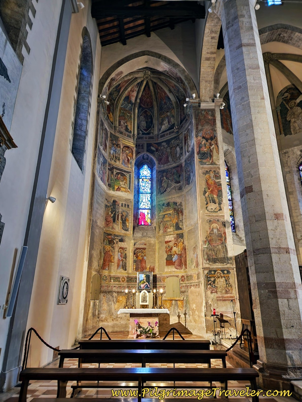 Chiesa di San Francesco, Side Altar, Gubbio Italy