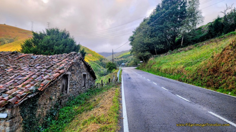 Along the AS-14 Without Shoulder