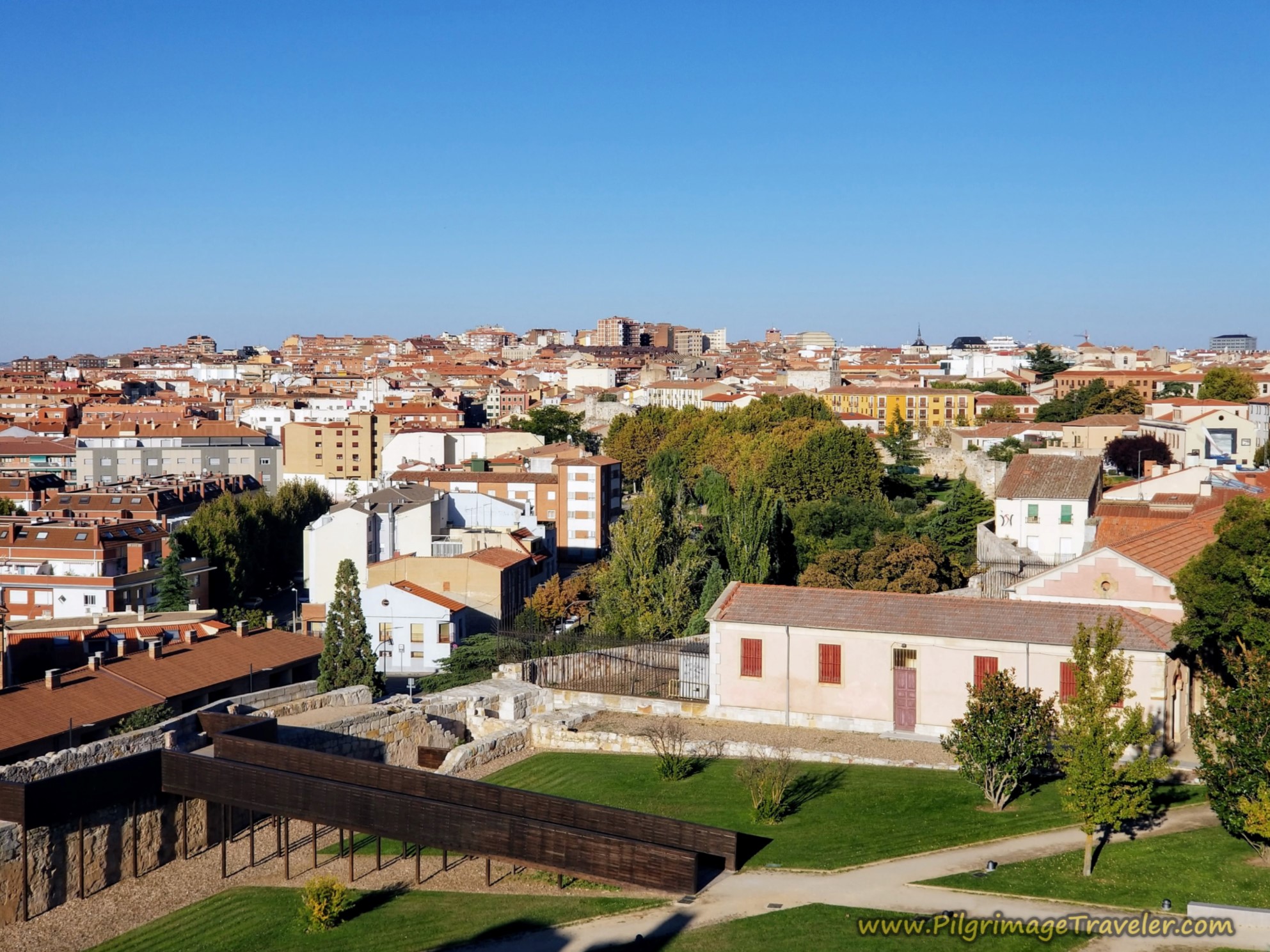 Bird's Eye View of Zamora from the Castle