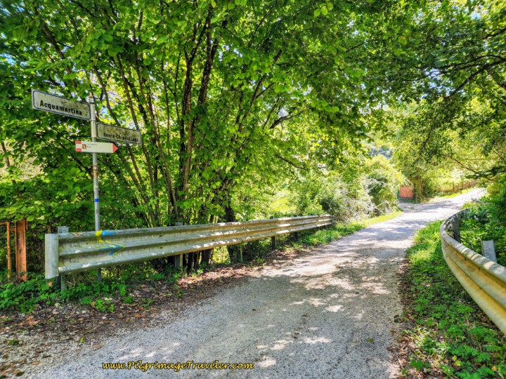 Way of St. Francis: Day Eighteen, Poggio Bustone to Rieti - Cross Bridge on the Via Torre Chiavelloni