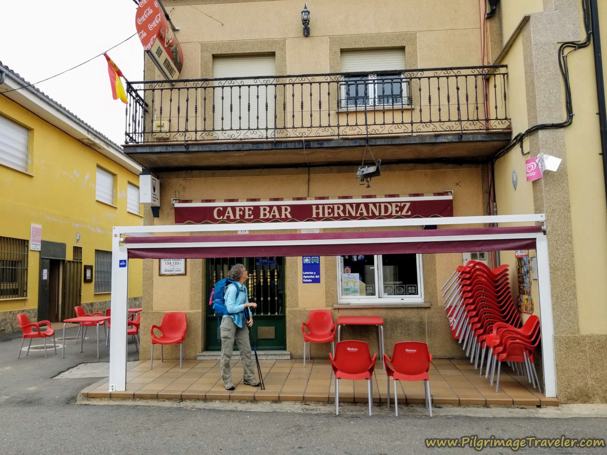 Café Bar Hernandez, El Cubo de Tierra del Vino, along the Vía de la Plata from Cañedino to Villanueva de Campeán