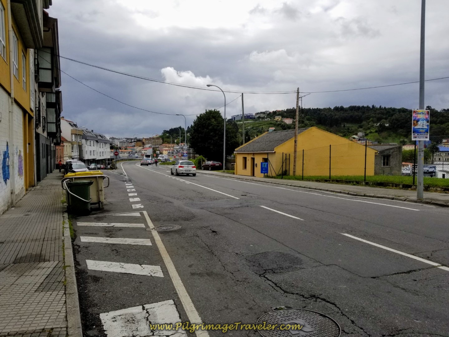 The Way Becomes the N-550 on day one of the La Coruña Arm of the Camino Inglés The Way Becomes the N-550 on day one of the La Coruña Arm of the Camino Inglés