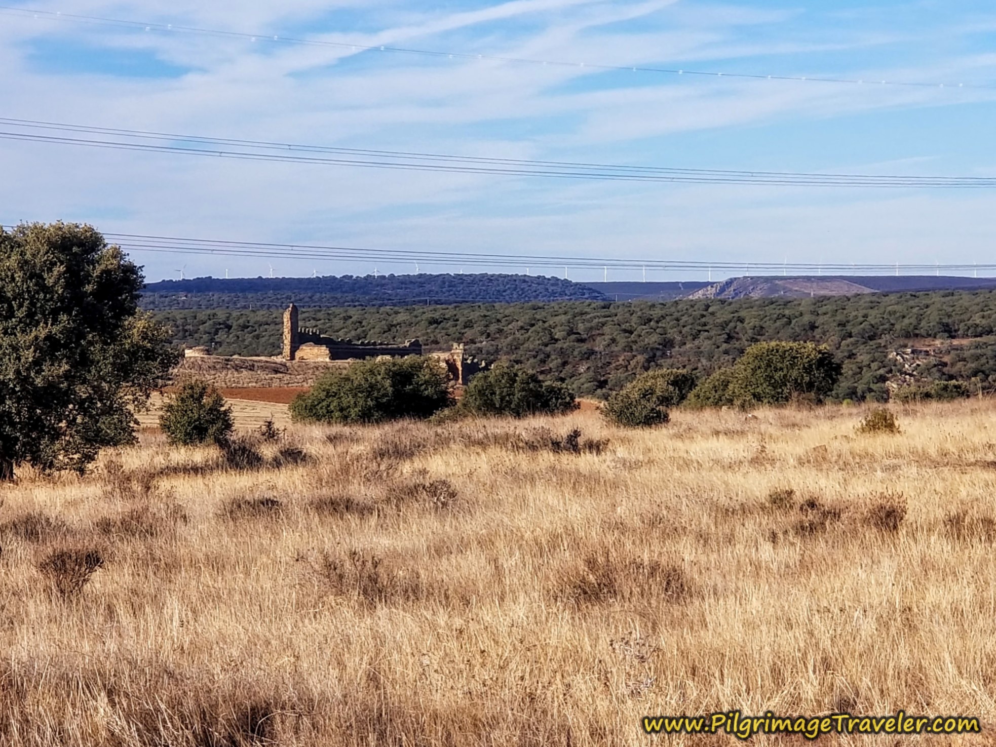 Ruined Castle of Zamora Above the Esla River