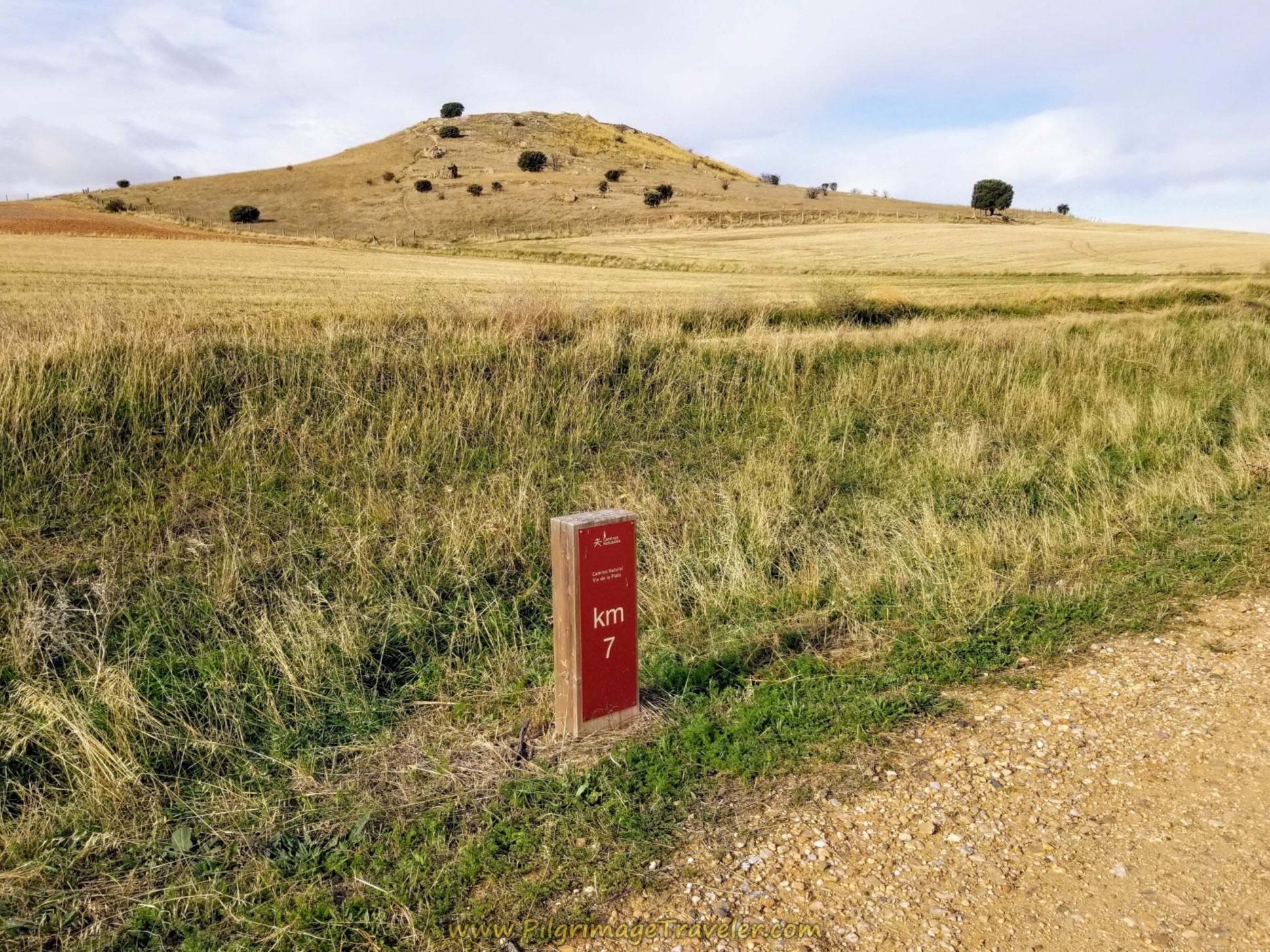 Arapiles Hill at 7.0 Kilometer Marker