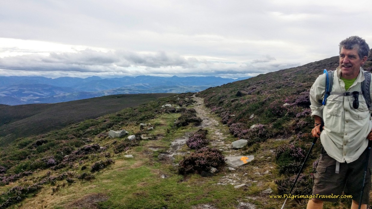 Rich is all Smiles, after Cresting the High Point