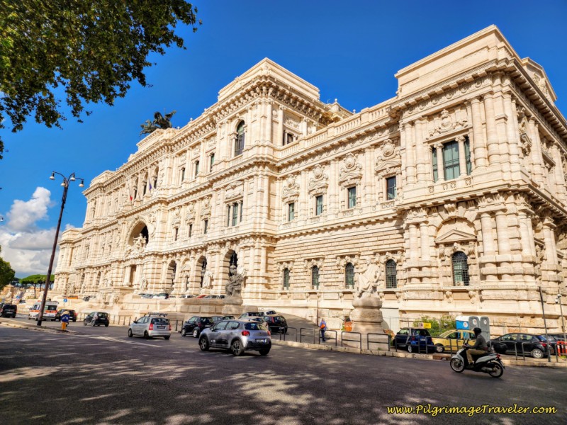 Way of St. Francis: Day Twenty-Three, Monte Sacro to Rome - Corte Suprema di Cassazione