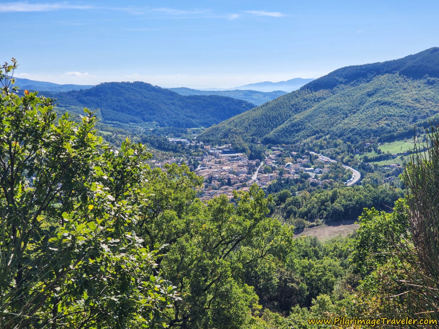 First Glimpse of Pieve Santo Stefano