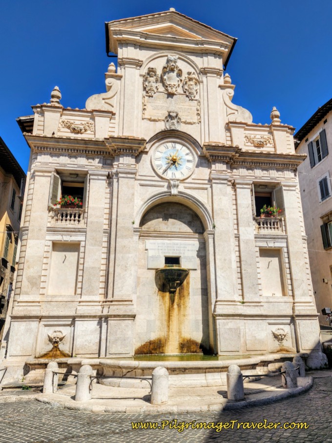 Way of St. Francis: Spoleto, Italy - Fontana di Piazza del Mercato