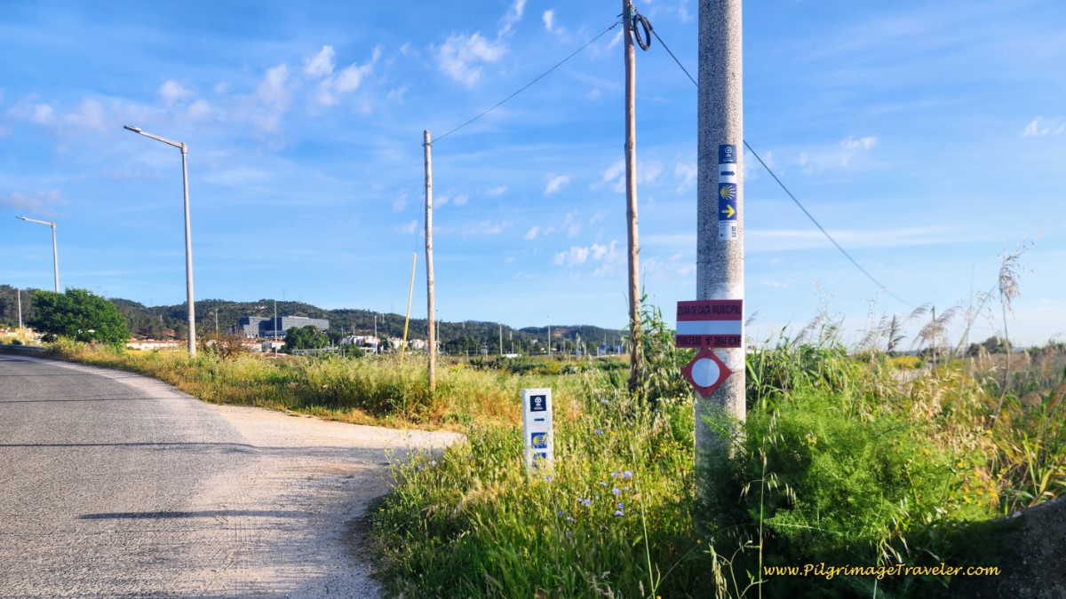 Leaving the Pavement to Turn Right Unto Dirt Lane