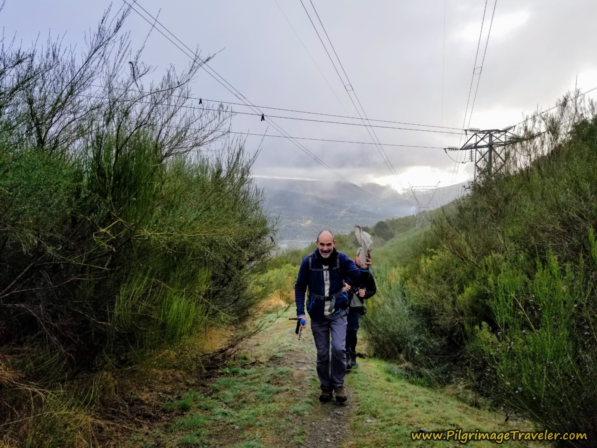 Pilgrim Salute Steps from the Alto da Canda