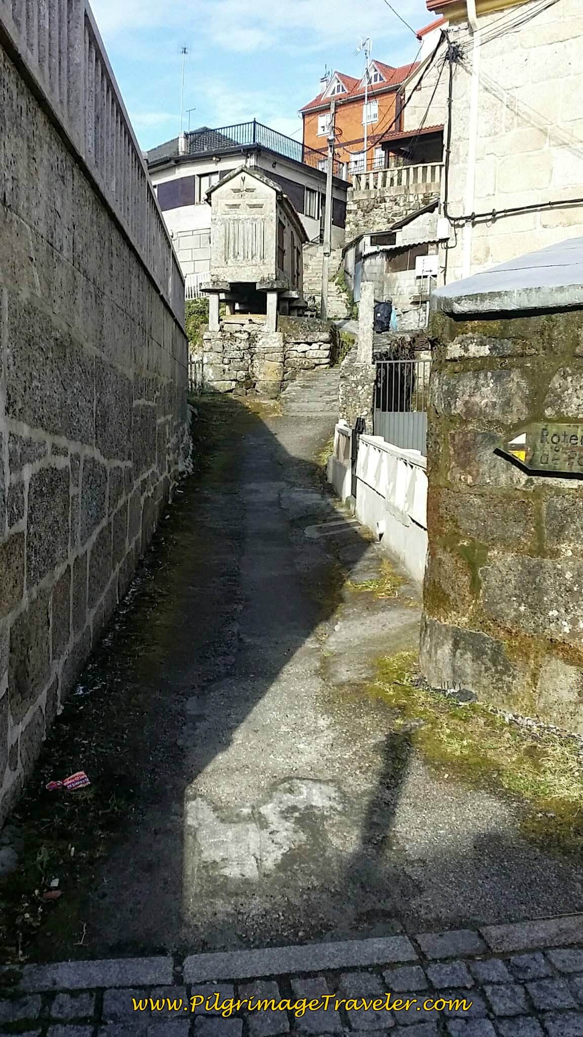 Climb Up the Narrow Passageway in Arcade, day twenty-two on the Camino Portugués