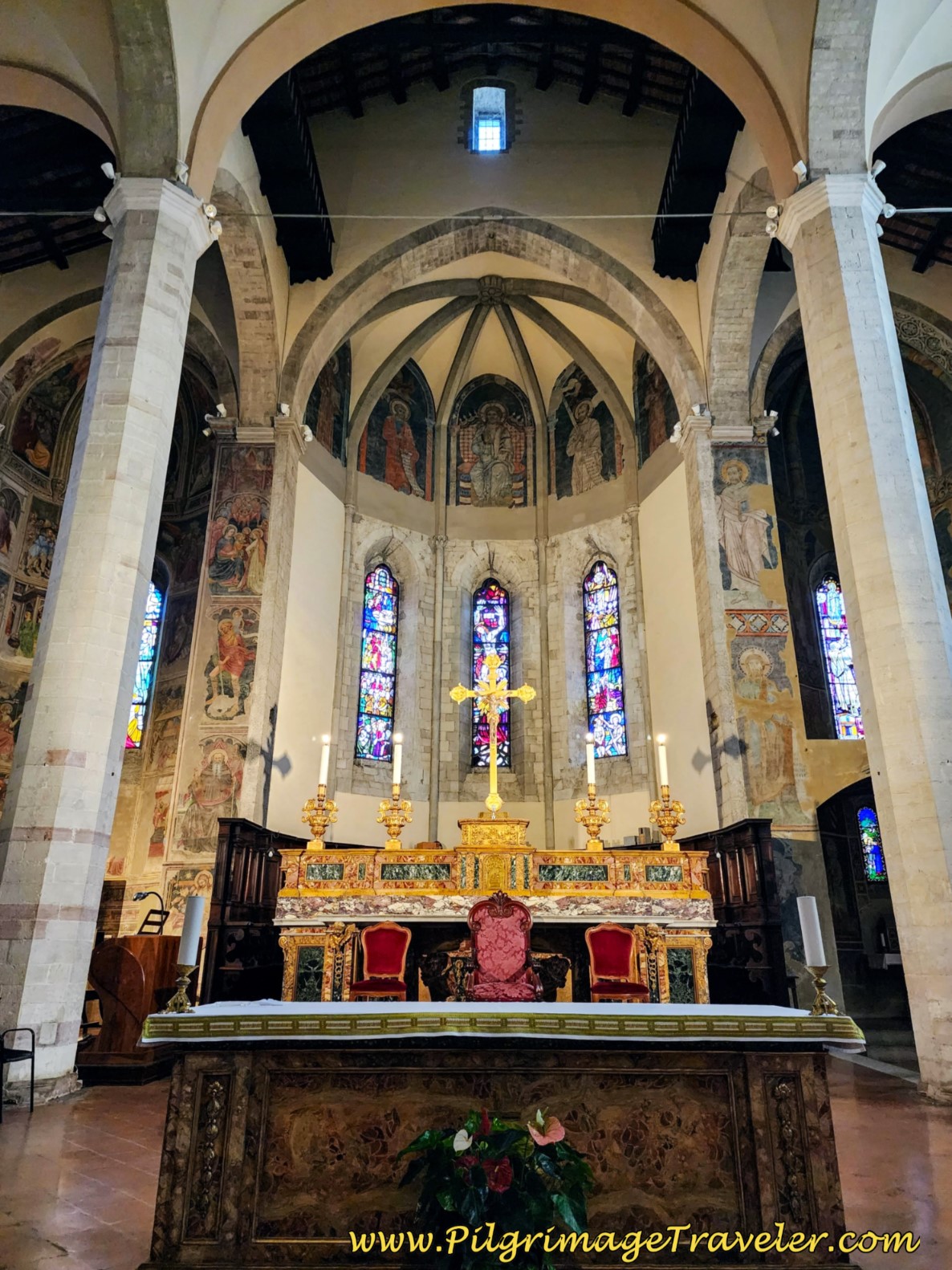 Chiesa di San Francesco, High Altar, Gubbio Italy