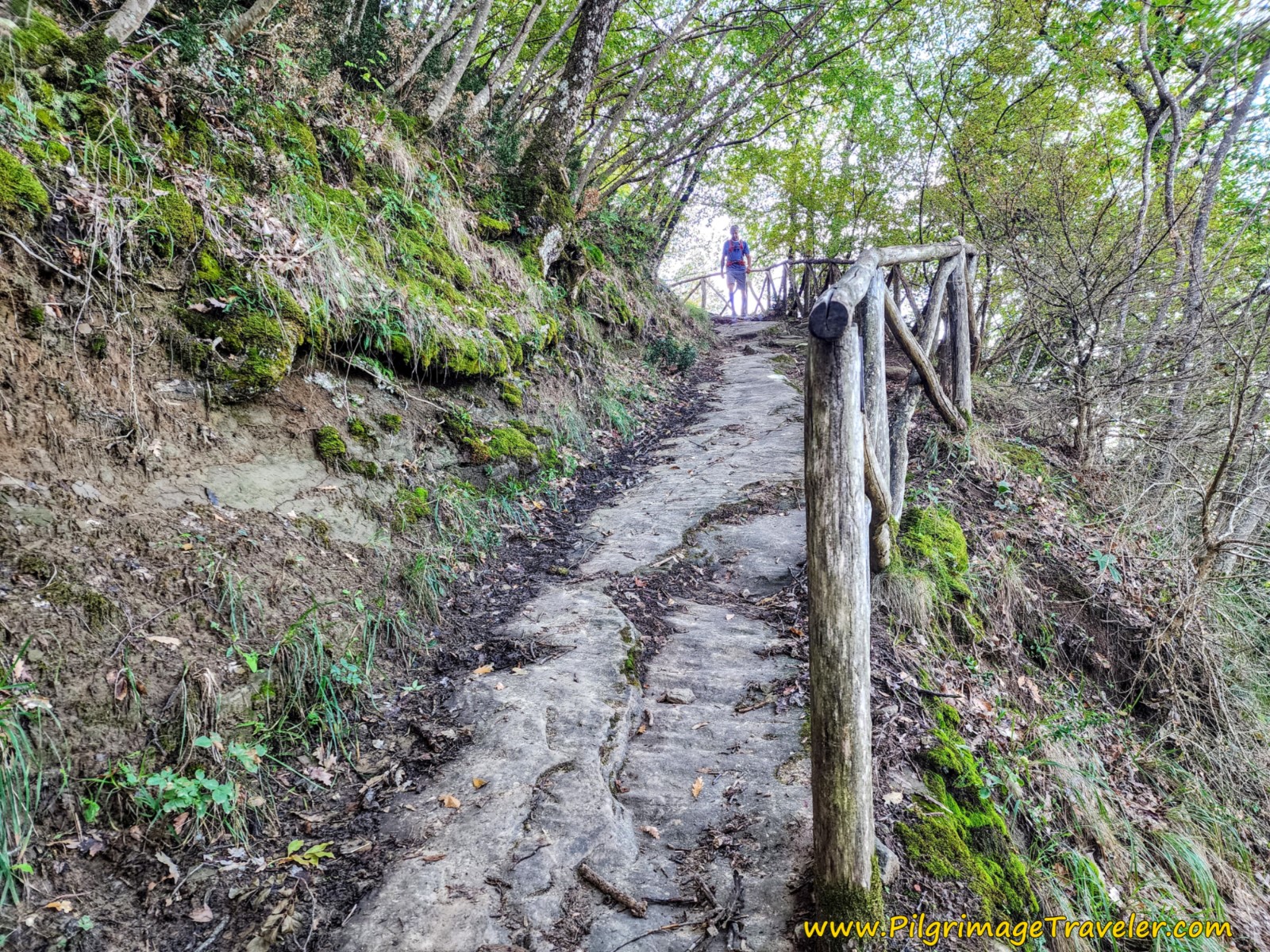 Rich at Top of Steep, Rocky Section