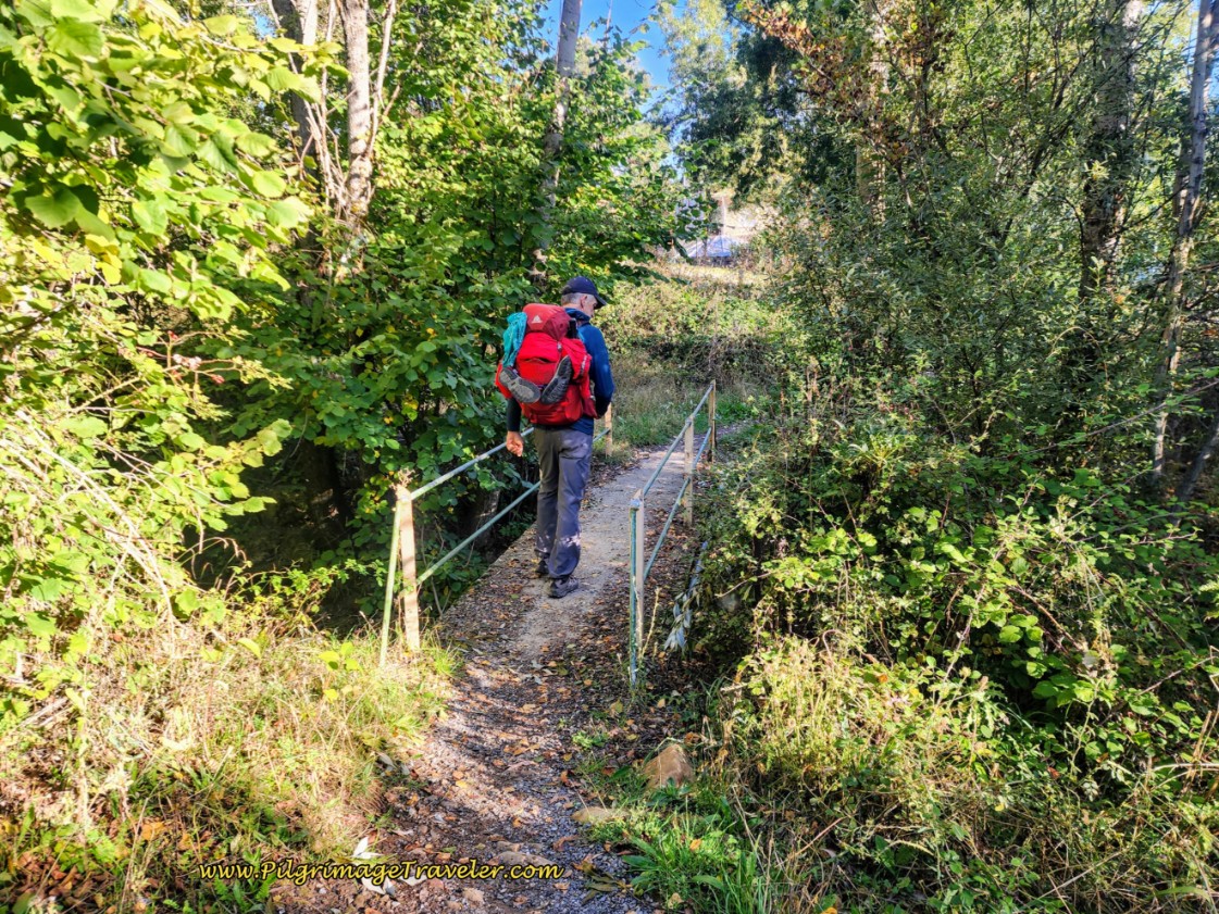 Cross Footbridge Over Arroyo