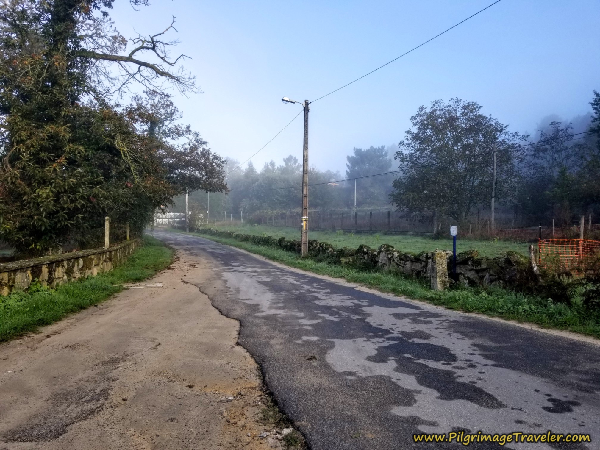Join Pavement, End of Camiño Real