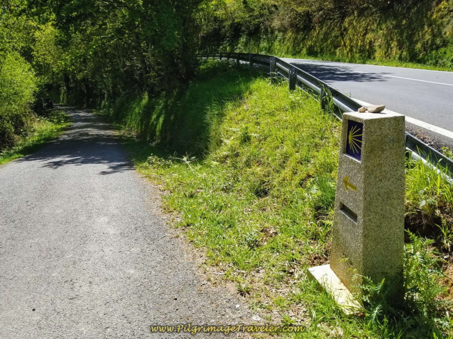 Left Turn Off DP-0105 in Cos on day five of the English Way