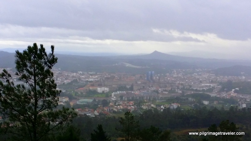 Another View of Santiago de Compostela from Monte Pedroso, Galicia, Spain