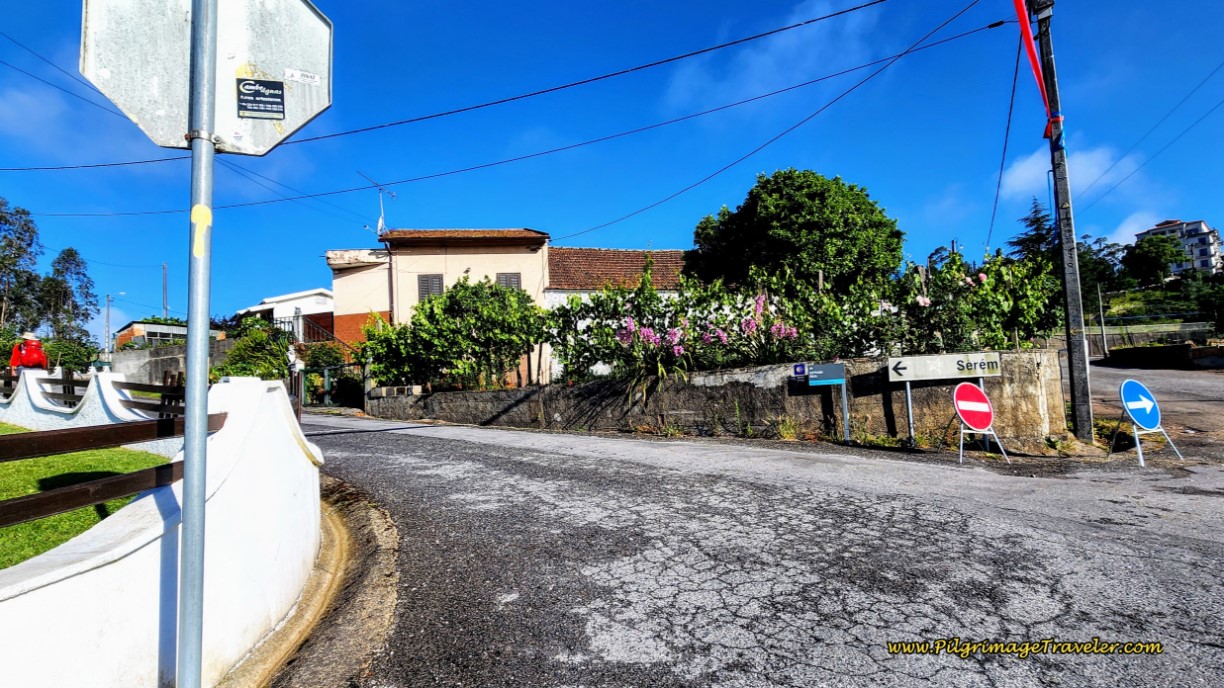 Signpost to Serém, Day Twelve, Camino Portugués