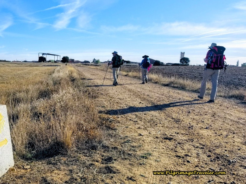 Towards the Albergue in Fontanillas de Castro