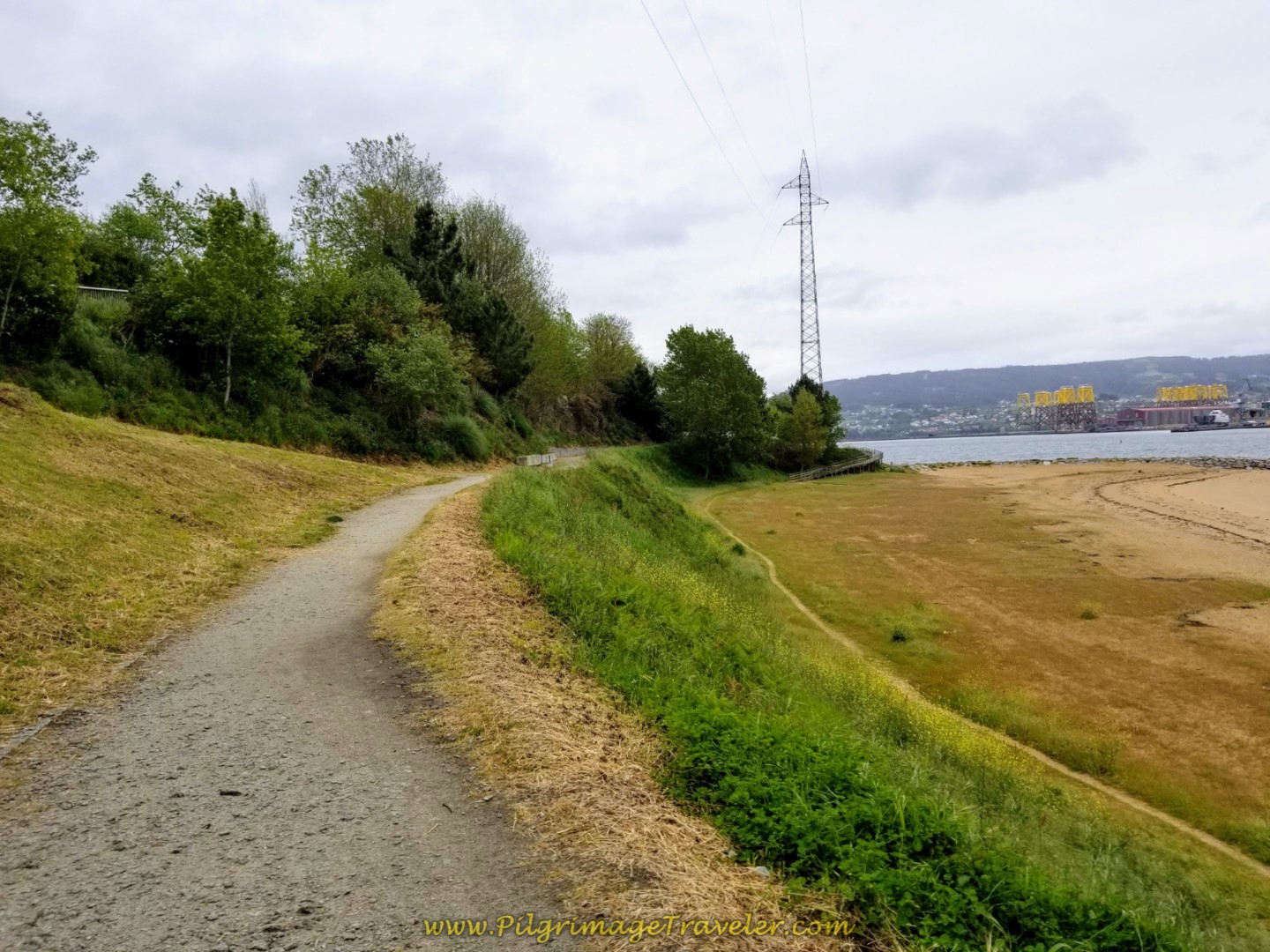 The Waterfront Path Continues on day one of the Camino Inglés