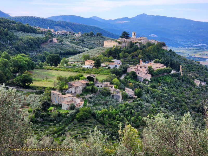 Way of St. Francis: Day Thirteen, Trevi to Poreta - Compello Alto Ahead