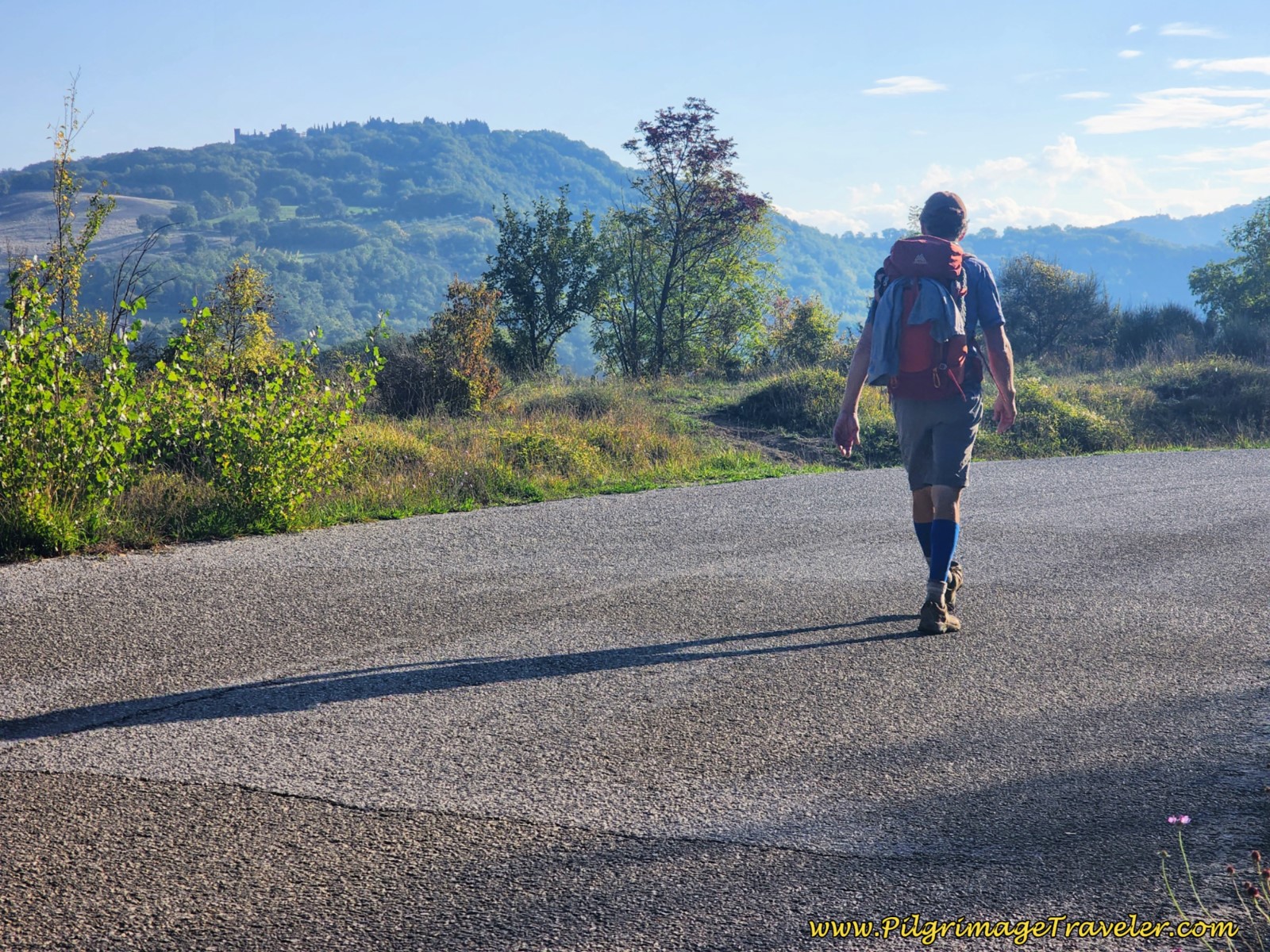 Continued Walk on Pavement After Bridge