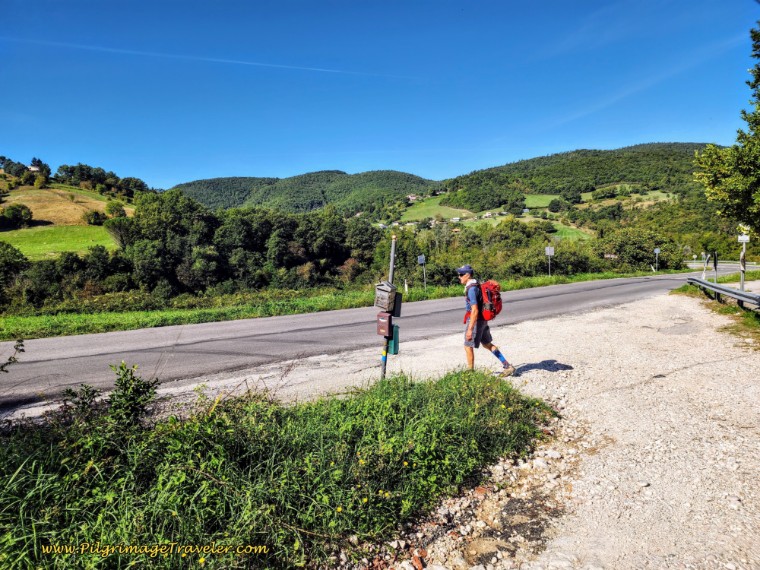Way of St. Francis: Day Nineteen, Rieti to Poggio San Lorenzo - Left Turn Onto the Via Salaria Vecchio