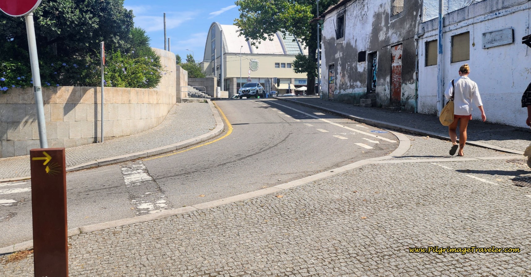 Approaching the Matosinhos Metro Station
