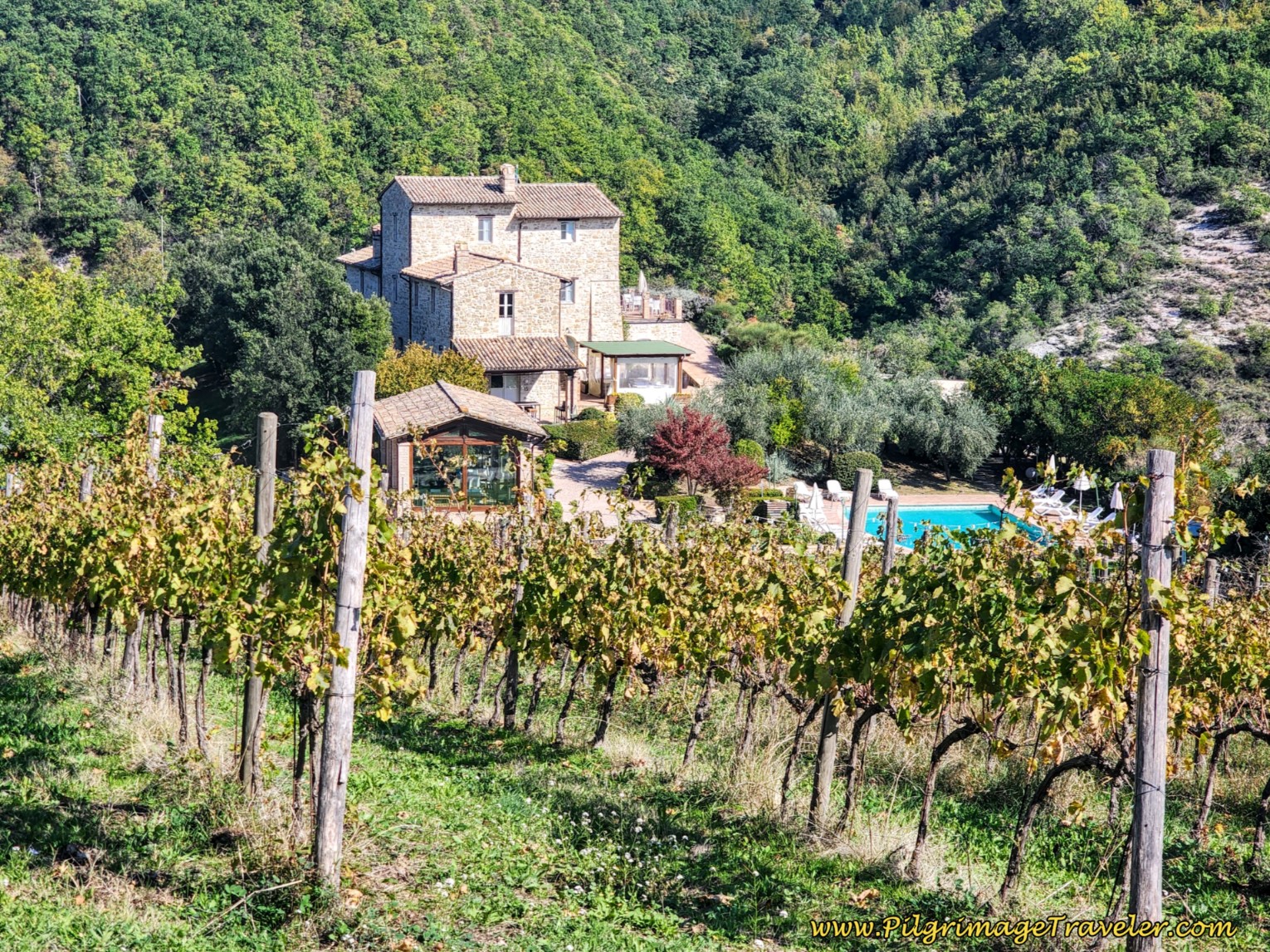 Agriturismo Re Artu Assisi, day ten, Way of St. Francis, Valfabbrica to Assisi